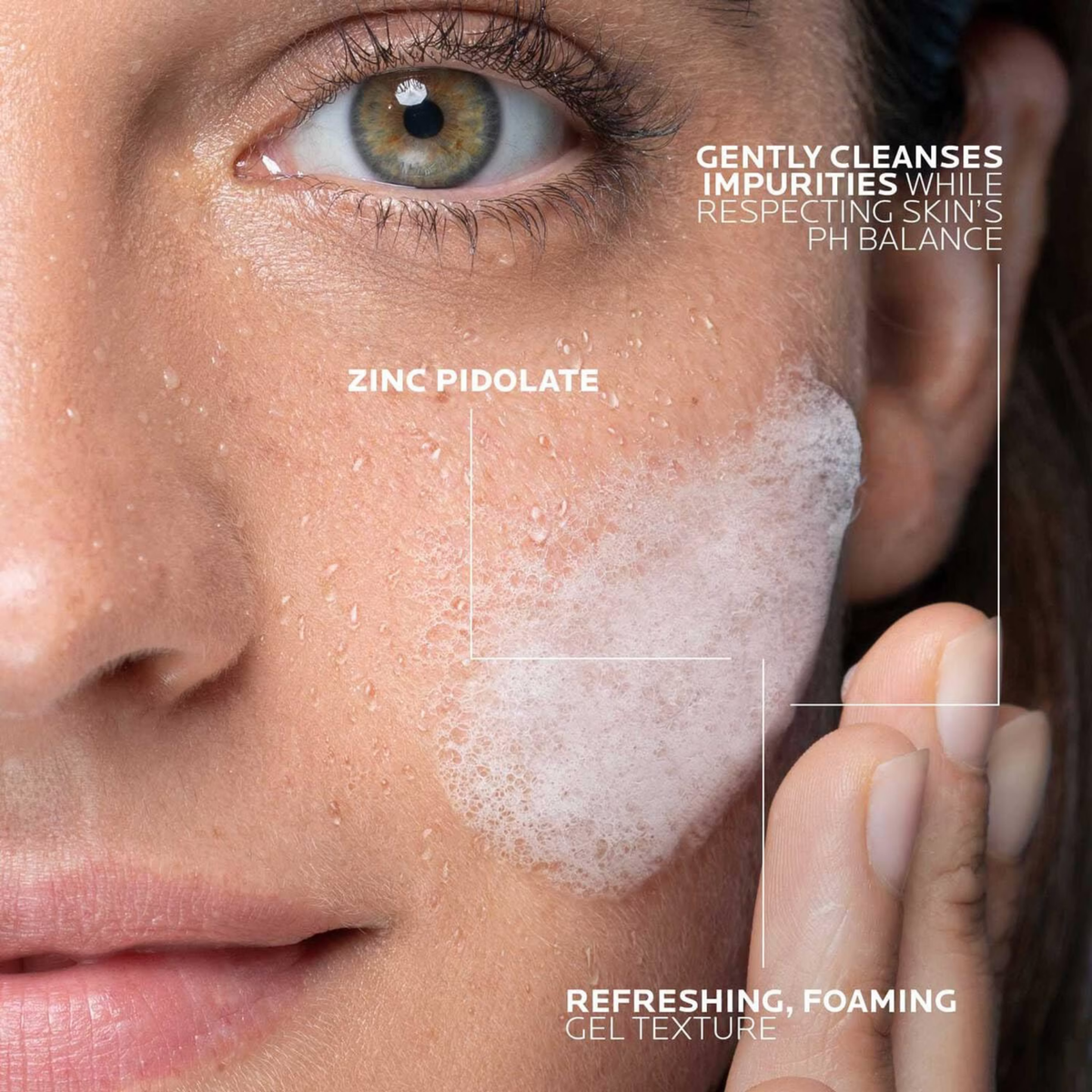 La Roche Posay Effaclar Purifying Foaming Gel for oily sensitive skin 400ML, image 3