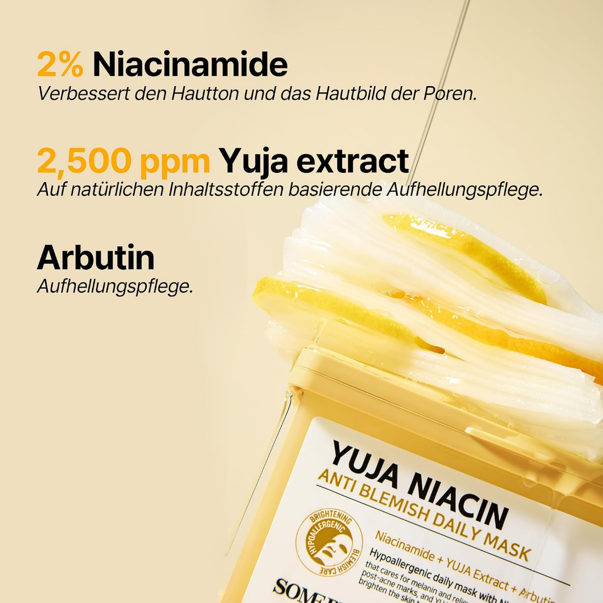 Some By Mi Yuja Face Mask 30 Sheets - image 3 of 4