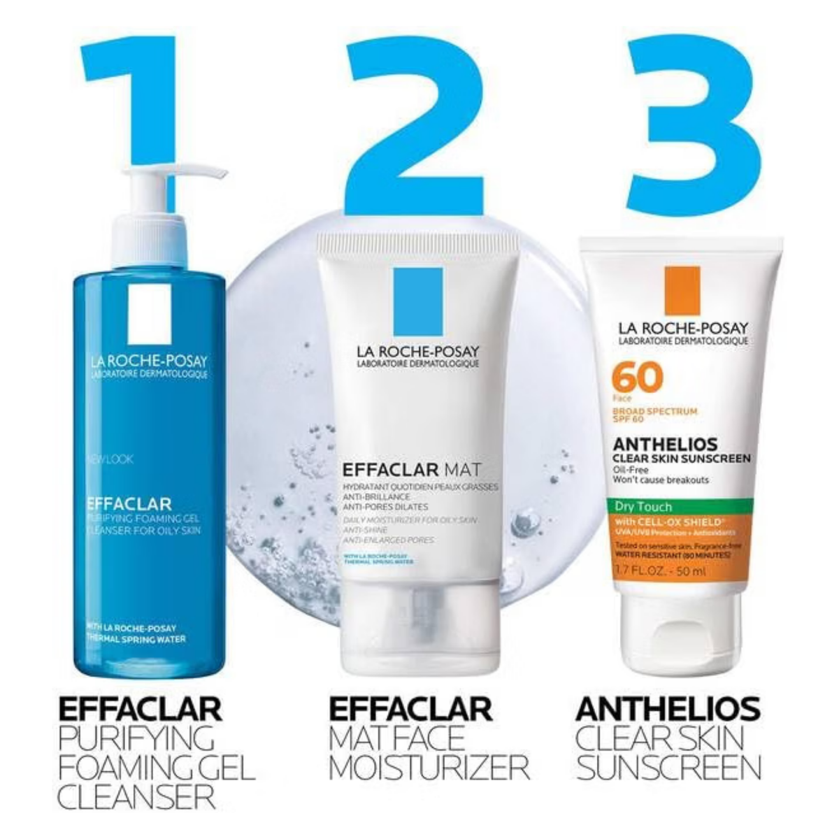 La Roche Posay Effaclar Purifying Foaming Gel for oily sensitive skin 400ML, image 6