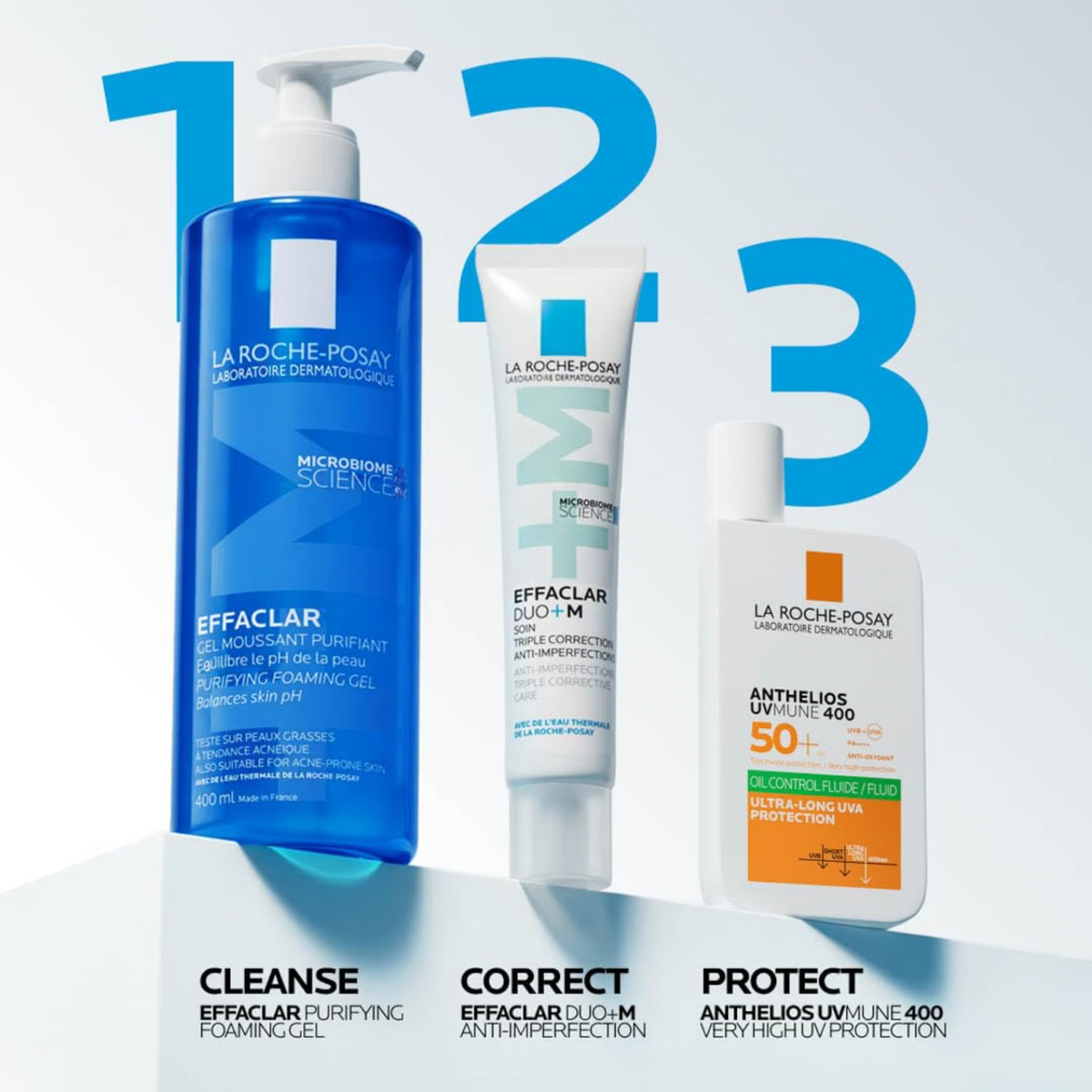 La Roche Posay Effaclar Purifying Foaming Gel for oily sensitive skin 400ML, image 7