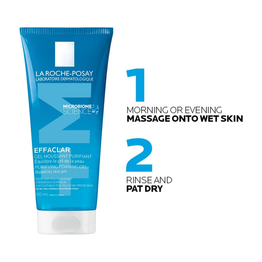 La Roche Posay Effaclar Foaming Gel Cleanser For Oily Skin 200ML, image 2