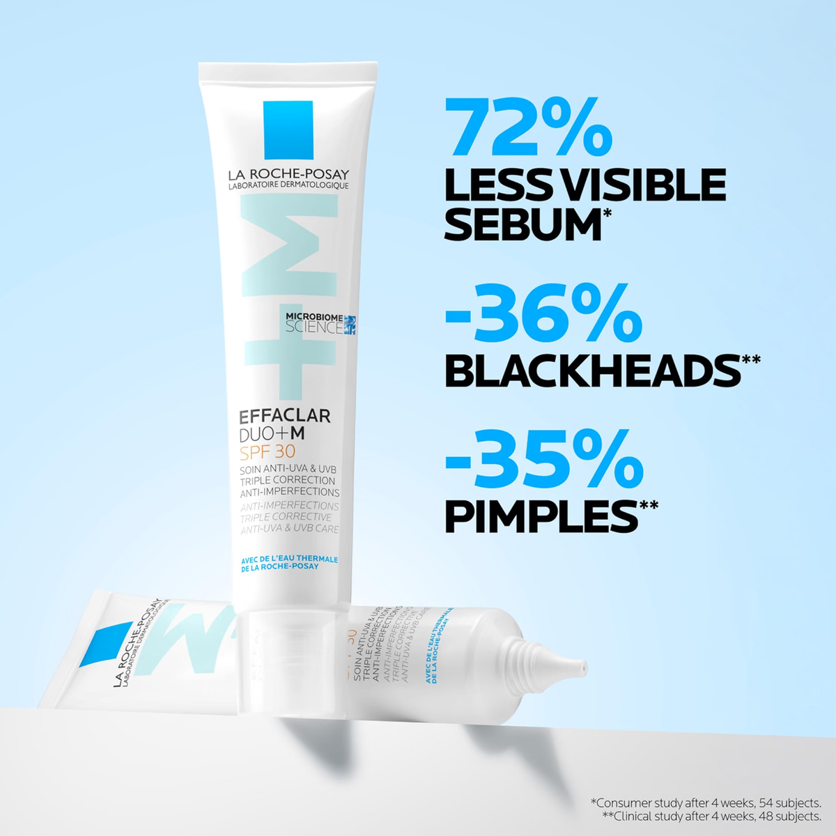 La Roche-Posay Effaclar Duo+M SPF30 Anti-Blemish Moisturiser 40ML, image 4