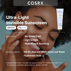 COSRX Ultra-Light Invisible Sunscreen SPF 50 Face Moisturiser 50ml