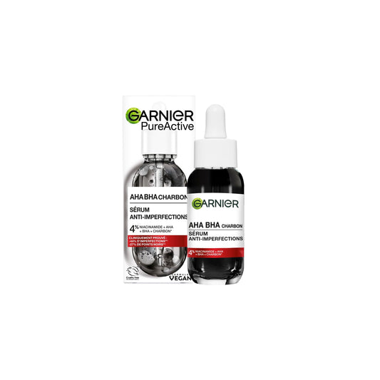 Garnier AHA BHA Charcoal Anti-Blemish Serum 30ML