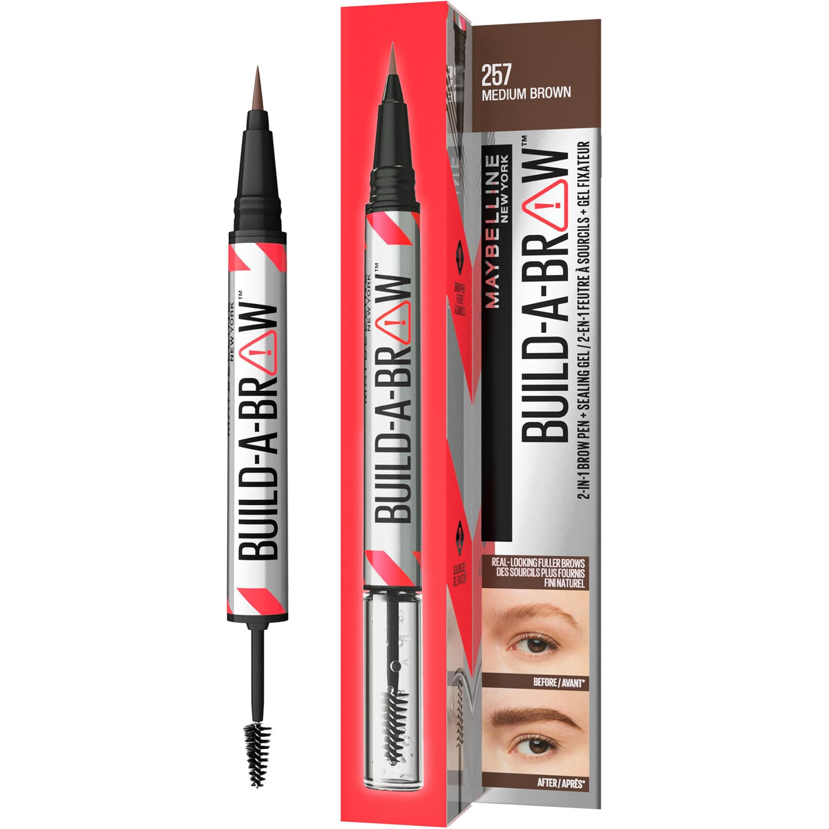 Maybelline Build-A-Brow Pen - Medium Brown