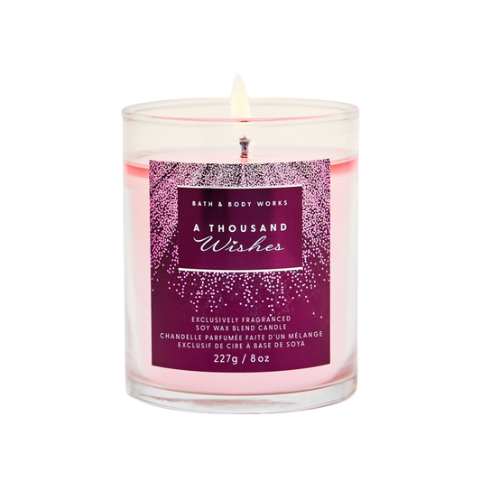 Bath And Body Works Scented Candle A Thousand Wishes 411G - image 1 of 2