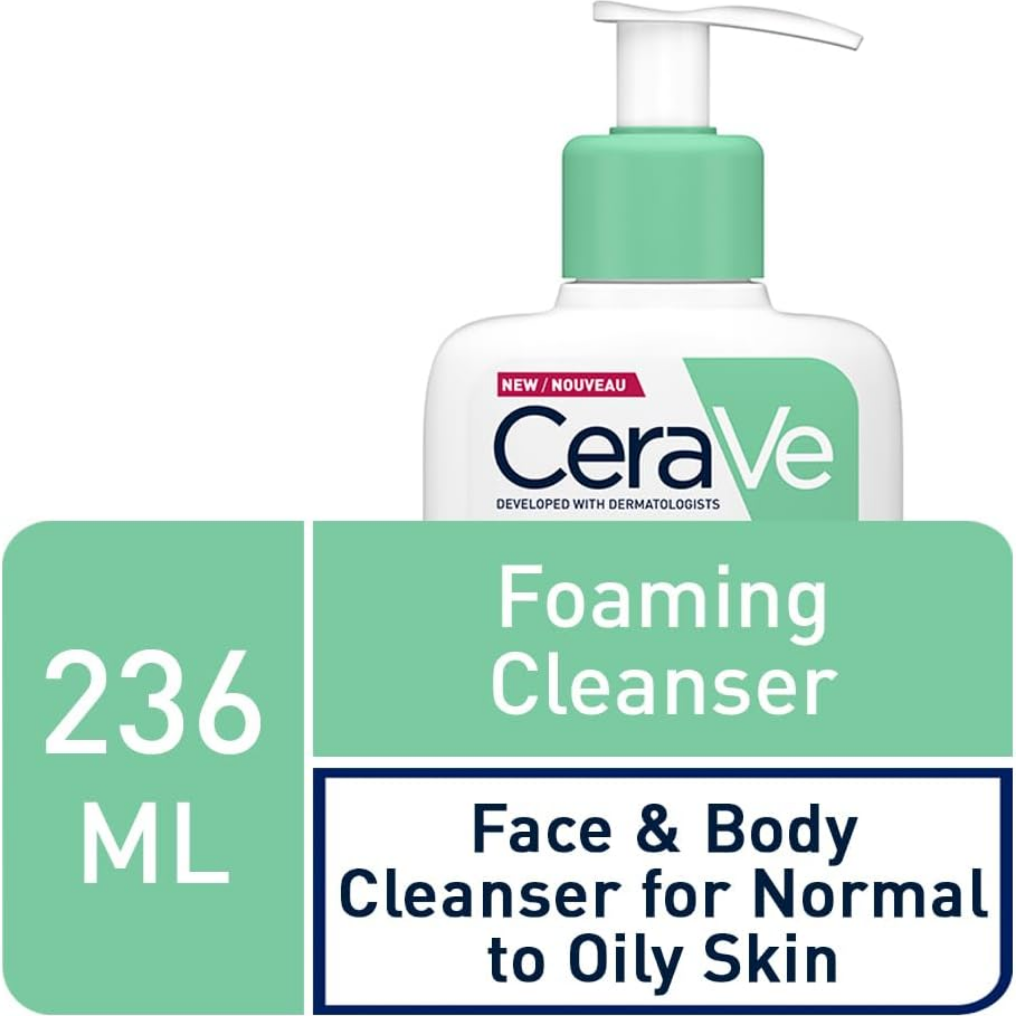 Cerave Foaming Cleanser For Normal To Oily 236ML