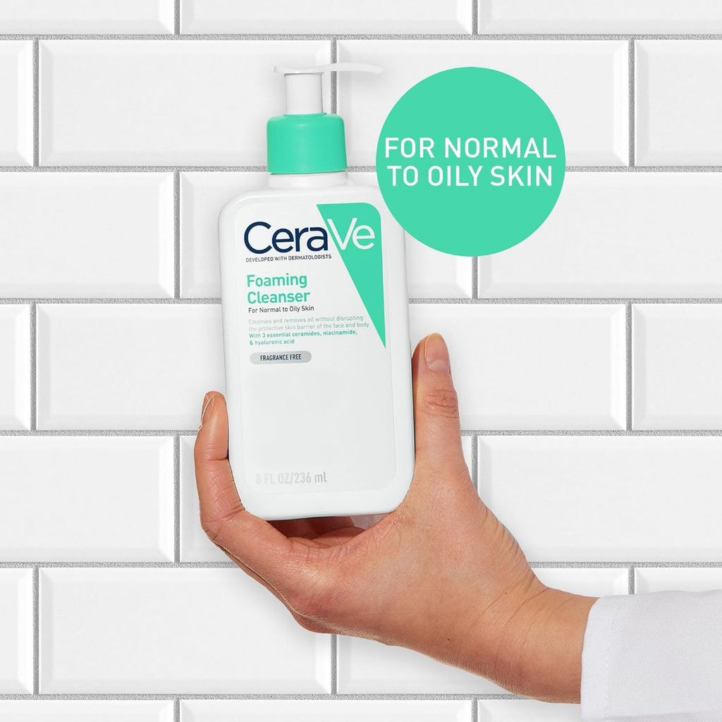 Cerave Foaming Cleanser For Normal To Oily 236ML