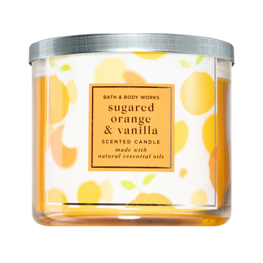 Bath And Body Works Scented Candle Sugared Orange Vanilla Flavour 411G - image 1 of 1