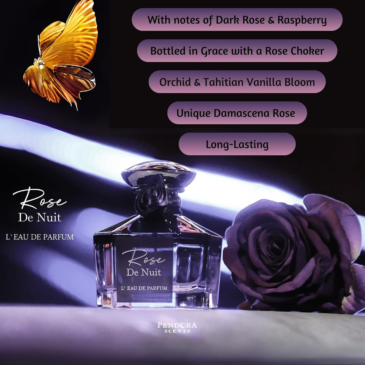 Pendora Scents Rose de Nuit 100ML, image 4