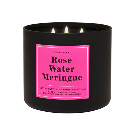 Bath And Body Works Scented Candles Rose Water Meringue 411G - image 1 of 1