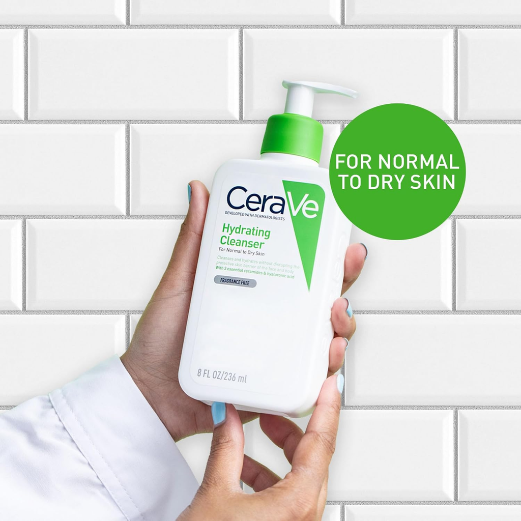 Cerave Hydrating Cleanser Dry 236ML