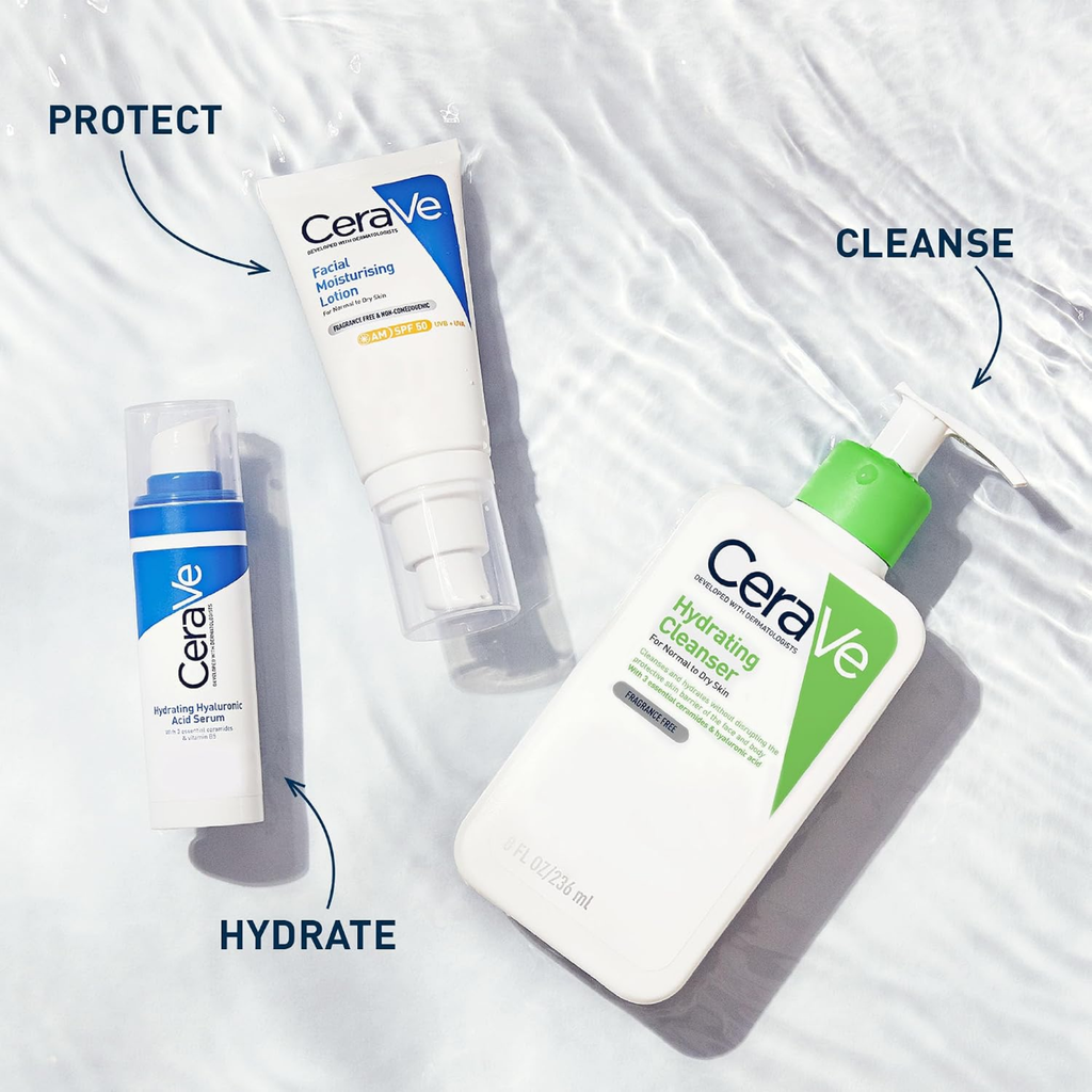 Cerave Hydrating Cleanser Dry 236ML