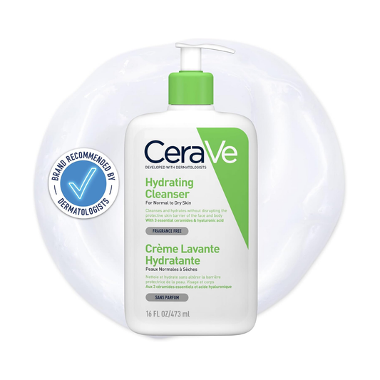 Cerave Hydrating Cleanser Normal To Dry Skin 473ML, image 2