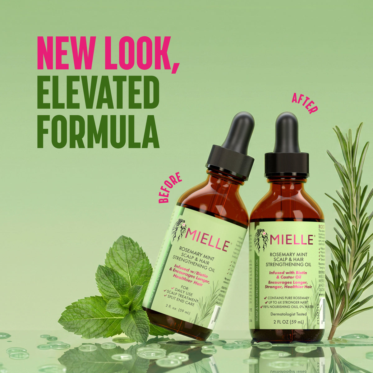 Mielle Rosemary Mint Scalp & Hair Strengthening Oil 2oz - image 7 of 14