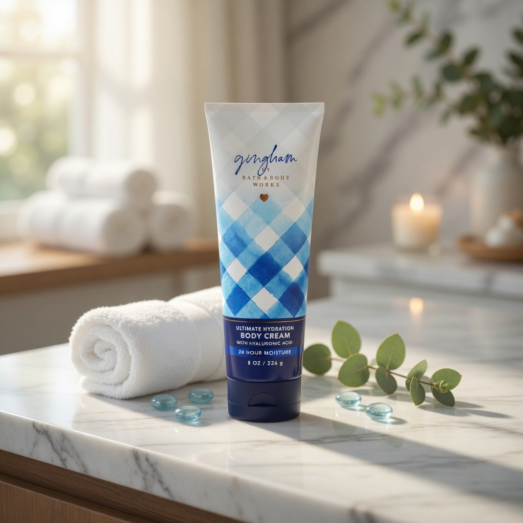 Bath & Body Works Ultimate Hydration Body Cream Gingham 226g