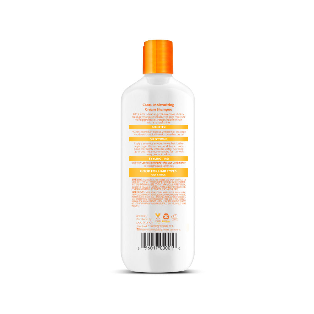 Cantu Shea Butter Moisturizing Cream Shampoo 13.5OZ - image 2 of 3