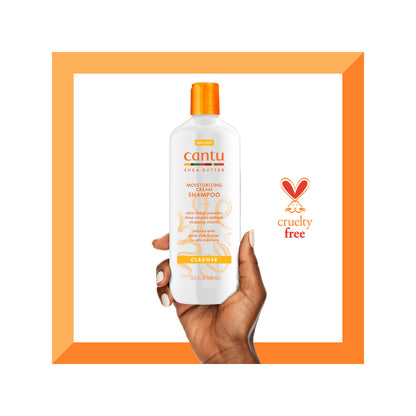 Cantu Shea Butter Moisturizing Cream Shampoo 13.5OZ - image 3 of 3