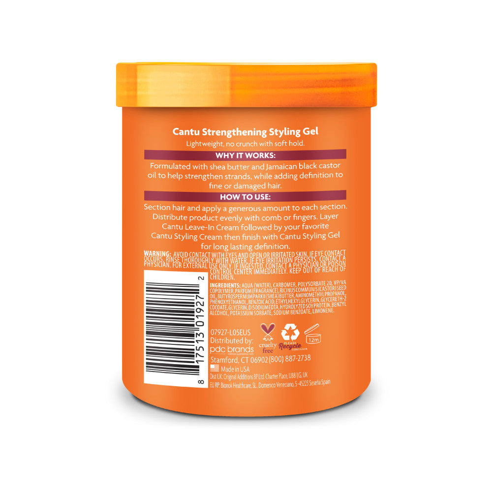 Cantu Shea Butter Strengthening Styling Gel 524G - image 2 of 3
